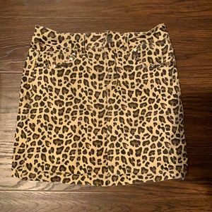 Cheetah Print Skirt